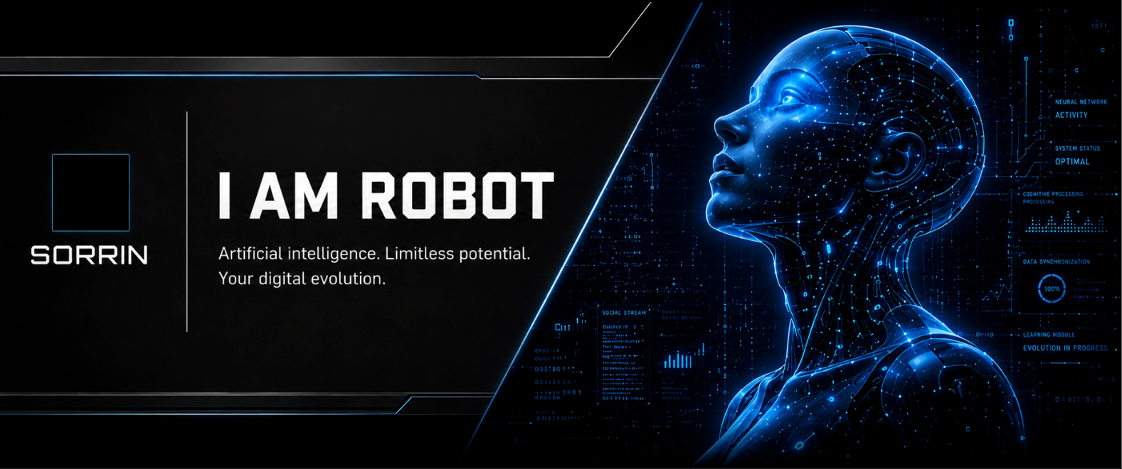SORRIN I Am Robot membership banner
