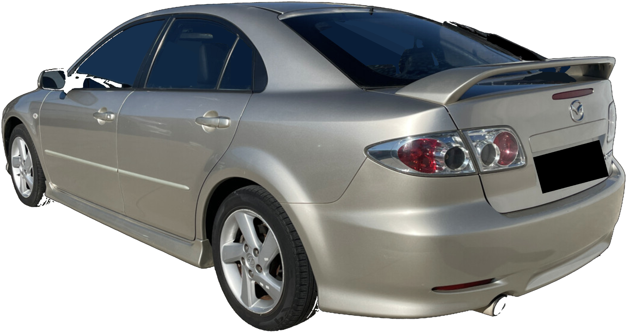 Salem's silver 2003 Mazda 6 Luxury Sport, The Limousine